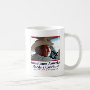 George W Bush im Cowboyhut Kaffeetasse