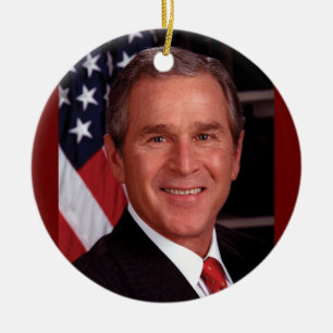George W. Bush Keramikornament