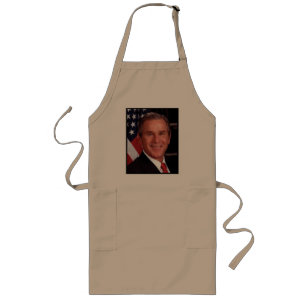 George W. Bush Lange Schürze