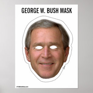 George W. Bush Maske Poster