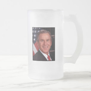 George W. Bush Mattglas Bierglas
