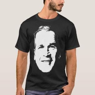 George W Bush Minimalistischer Pop Art T-Shirt