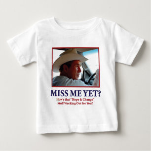 George W Bush - Miss Me yet Baby T-shirt
