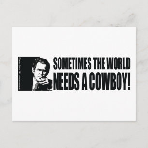 George W Bush Postkarte