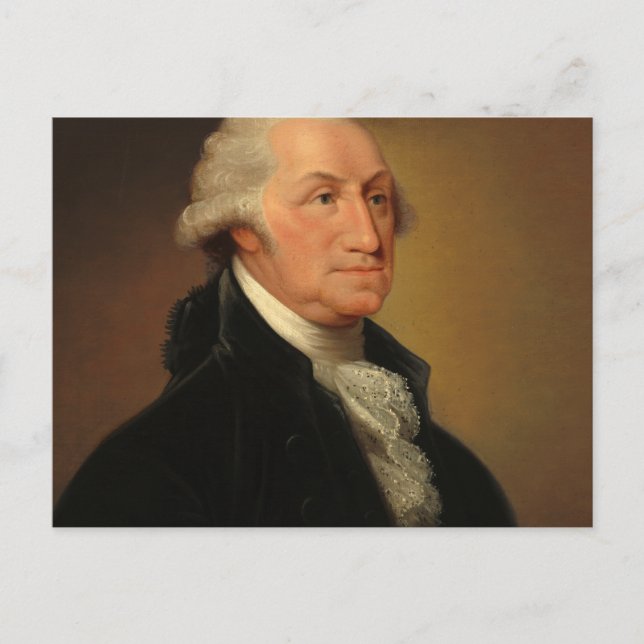 George Washington, 1796 von Edward Savage Postkarte (Vorderseite)