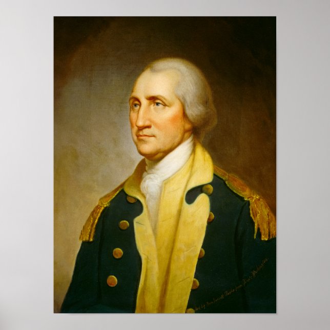 George Washington, 1859 von Rembrandt Peale Poster (Vorne)
