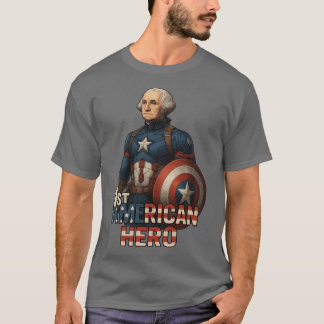 George Washington 1. amerikanischer Held T-Shirt