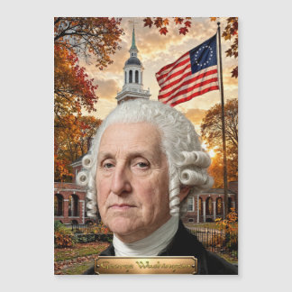 George Washington: 1. Präsident der USA Magnetkarte