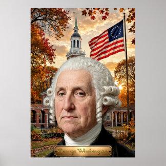George Washington: 1. Präsident der USA Poster