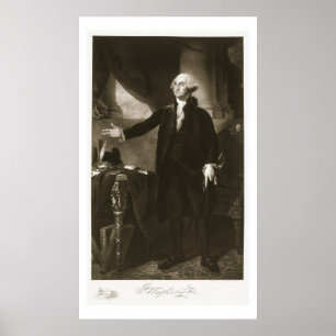 George Washington, 1. Präsident der Vereinigten St Poster