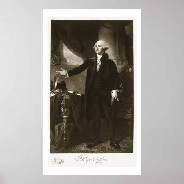 George Washington, 1. Präsident der Vereinigten St Poster (Vorne)