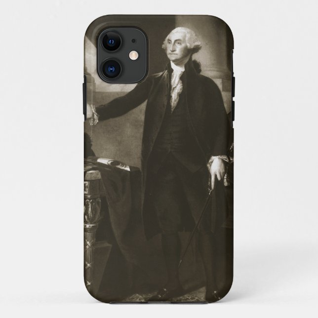 George Washington, 1. Präsident des vereinigten Case-Mate iPhone Hülle (Rückseite)