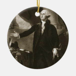George Washington, 1. Präsident des vereinigten Keramikornament
