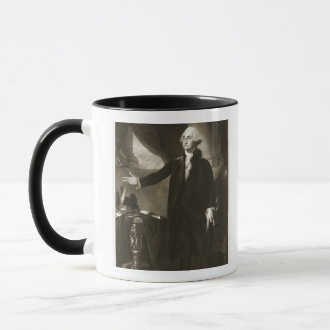 George Washington, 1. Präsident des vereinigten Tasse (Links)