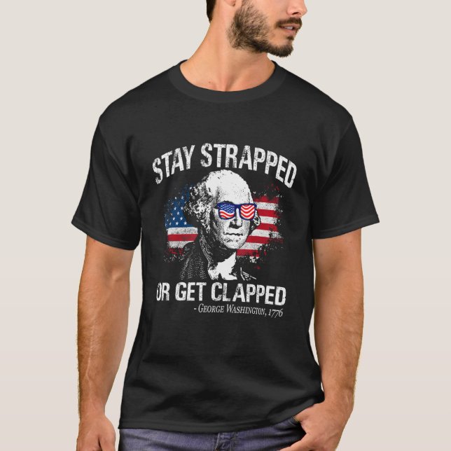 George Washington 4t bleibe oder geklemmt T-Shirt (Vorderseite)