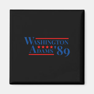 George Washington Adams 1789 Wahl Gründungsfett Magnet