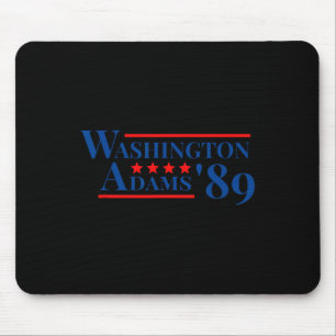 George Washington Adams 1789 Wahl Gründungsfetts Mousepad