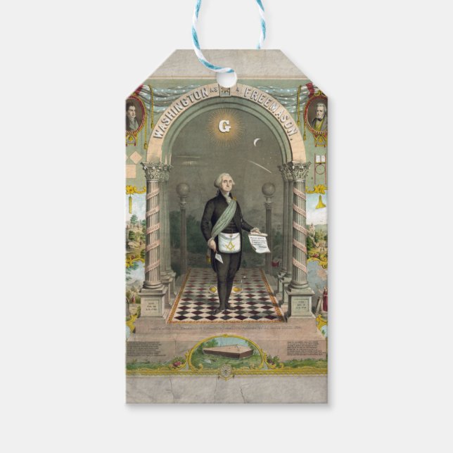 George Washington als Freimaurer Geschenkanhänger (Vorderseite)