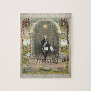 George Washington als Freimaurer Puzzle