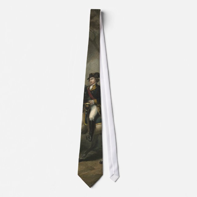 George Washington als Soldat-Krawatte Krawatte (Vorderseite)