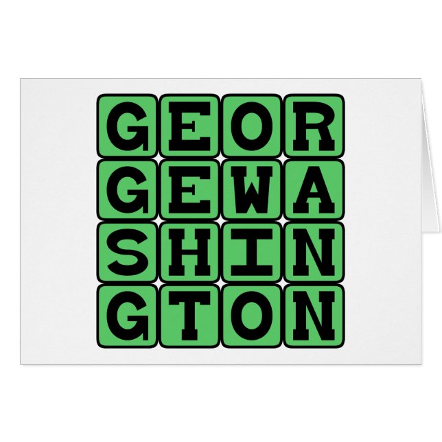 George Washington, amerikanischer Präsident (Vorderseite (Horizontal))