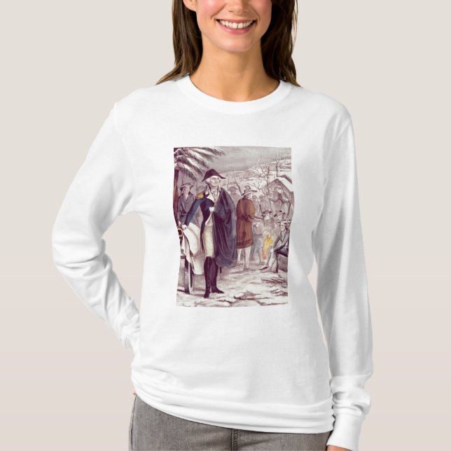George Washington an der Tal-Schmiede T-Shirt (Vorderseite)