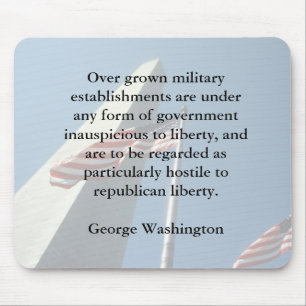 George Washington auf dem MilitärMousepad Mousepad