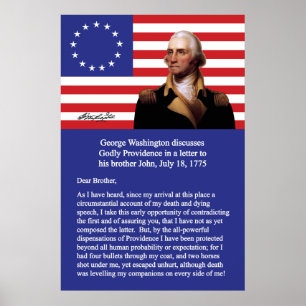 George Washington auf Providence Poster