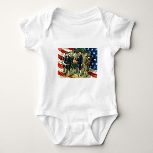 George Washington Baby Strampler (Vorderseite)