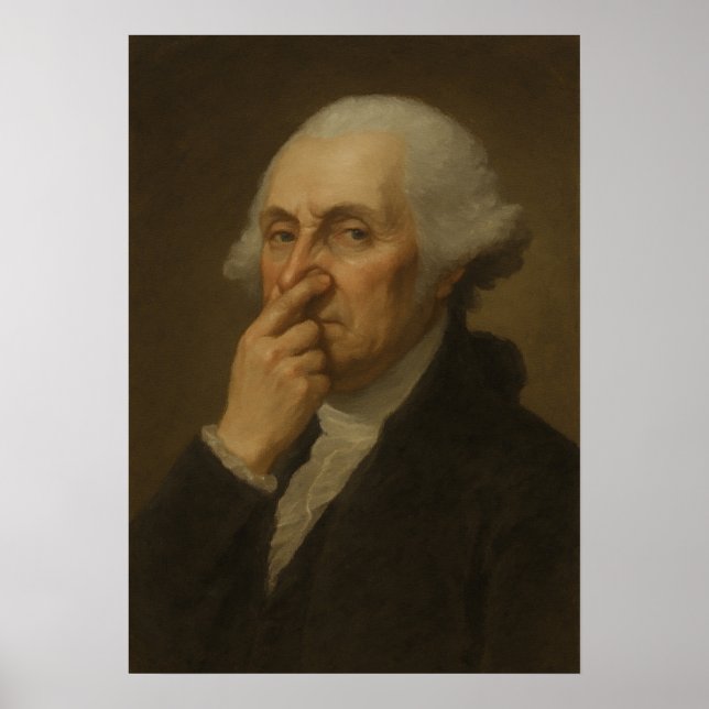 George Washington Badezimmer Poster (Vorne)
