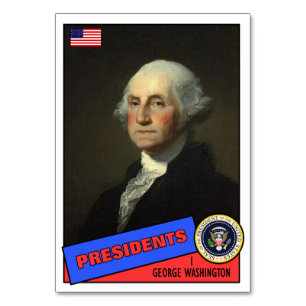George Washington Baseball Card Tischnummer