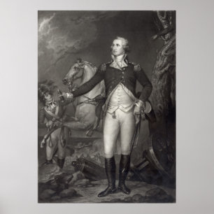 George Washington bei Trenton Poster/Print Poster