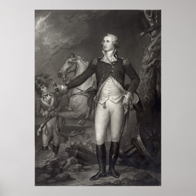 George Washington bei Trenton Poster/Print Poster (Vorne)