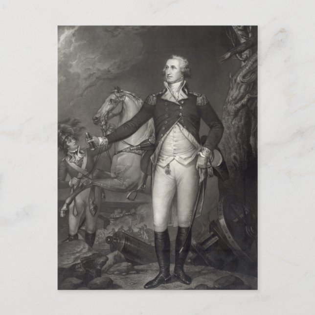 George Washington bei Trenton Postkarten (Vorderseite)