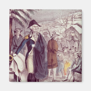 George Washington bei Valley Forge Magnet