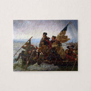 George Washington beim Überqueren des Delaware Riv Puzzle