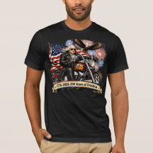 George Washington Biker Patriotisch 4. Juli