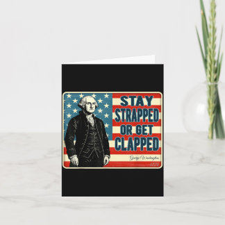 George Washington Bleib bewaffnet oder krieg eine  Karte