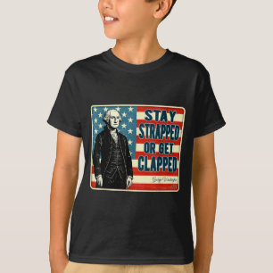 George Washington Bleib bewaffnet oder krieg eine T-Shirt