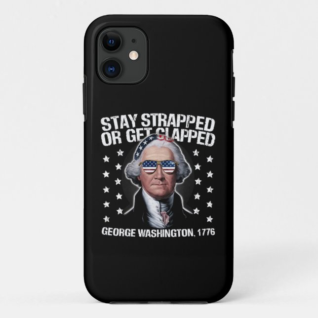 George Washington bleibe oder aufgeklatscht werden Case-Mate iPhone Hülle (Rückseite)