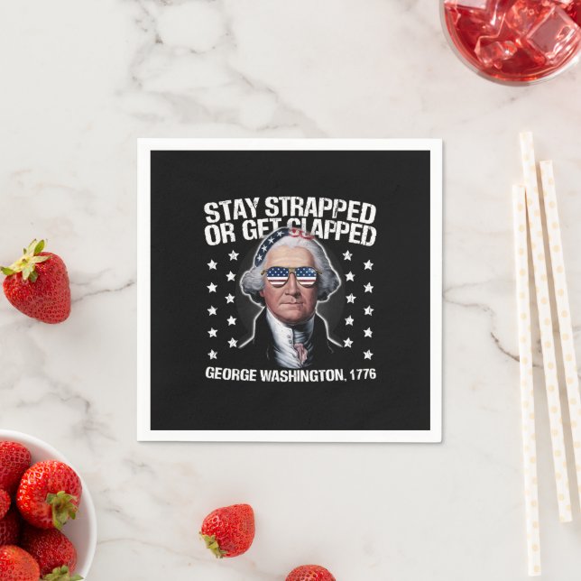 George Washington bleibe oder aufgeklatscht werden Serviette (Beispiel)