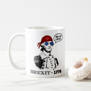 George Washington Brexit 1776 EU-Flag Sonnenbrille Kaffeetasse