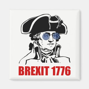 George Washington Brexit 1776 EU Flag Sonnenbrille Magnet