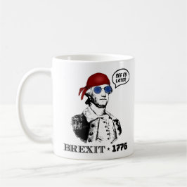 George Washington Brexit 1776 EU Flag Sunglasses Kaffeetasse
