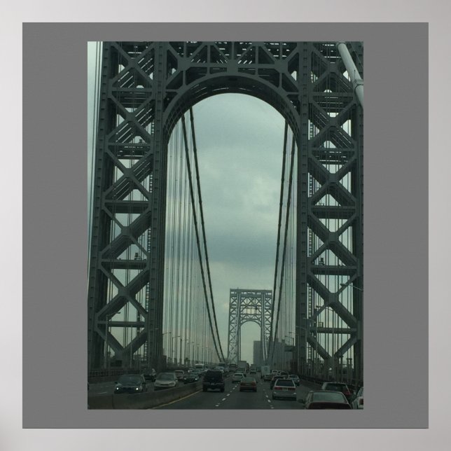 George Washington Bridge Foto Poster (Vorne)