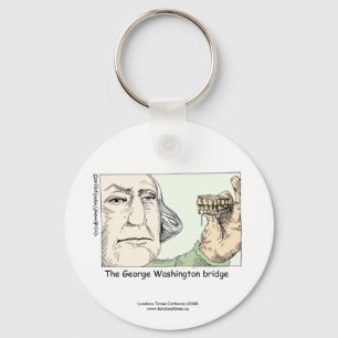 George Washington Bridge Funny Key Chain Schlüsselanhänger