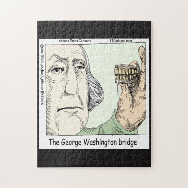 George Washington Bridge Lustiges Puzzle (Vertikal)