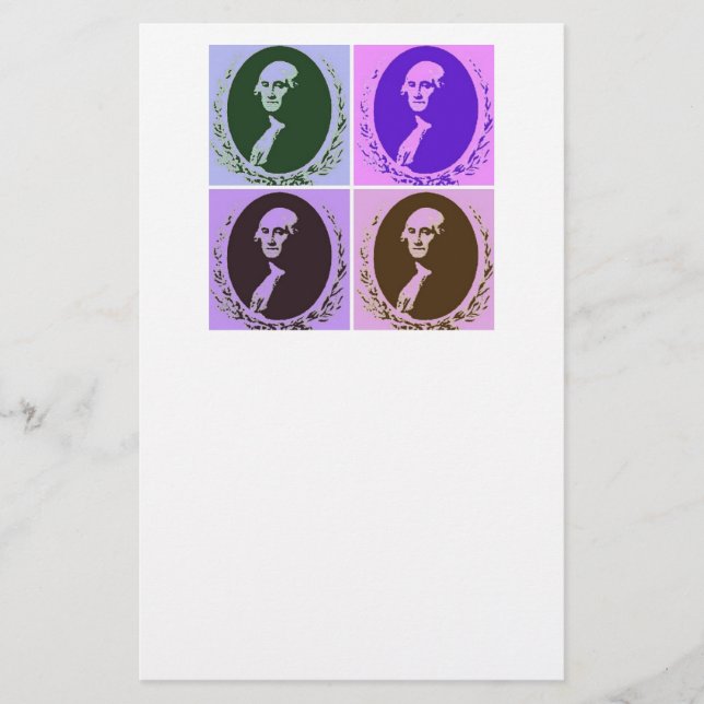 George Washington Briefpapier (Vorderseite)