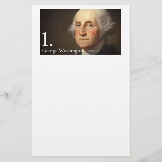 George Washington Briefpapier (Vorderseite)