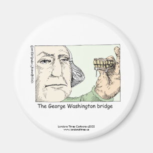 George Washington Brücke Lustiger Dekorativer Magn Magnet